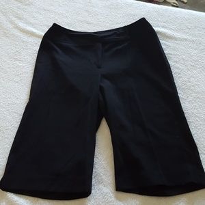 Cropped black work pants